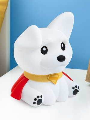Superman SquishyGlo Silicone Light Rechargeable - Krypto (high: 17,6 cm)