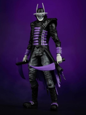 The Batman Who Laughs (B&W with accent) Gold Label DC Multiverse Figurka 18 cm