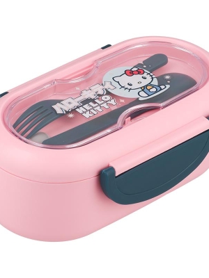 Hello Kitty Bento Box with cutlery
