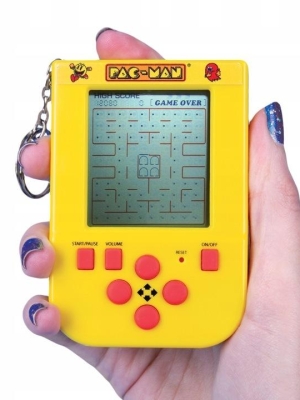 Pac-Man Mini Retro Handheld Video Game Keychain