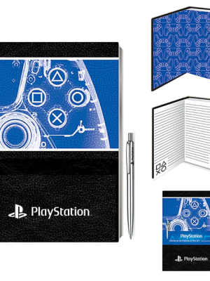 PLAYSTATION (X-RAY) set: A5 notebook plus pen