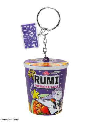 K-Pop Demon Hunters squishy keychain - Rumi Superstar Flavor Noodles