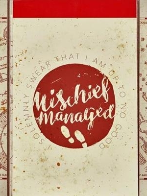 Harry Potter Mischief Managed Diary with Invisible Ink Pen and UV Light-Up Wand