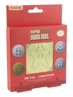Super Mario Metal Coasters (4 pcs)
