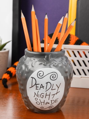 The Nightmare Before Christmas Deadly Nightshade Pen and Plant Pot (glow in the dark)