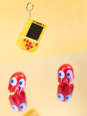 Pac-Man Mini Retro Handheld Video Game Keychain