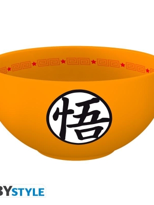 DRAGON BALL bowl (600 ml) Goku symbols