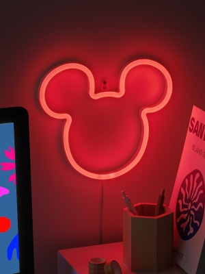 Disney Mickey Wall Mountable LED Neon Light (high: 21,8 cm)