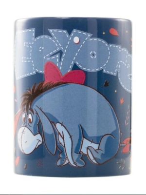 DISNEY WINNIE THE POOH FUZZY MUG - EEYORE