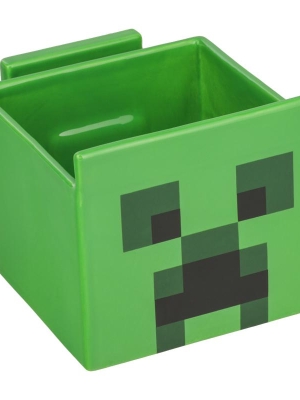 Minecraft Creeper Streaming Snack Bowl