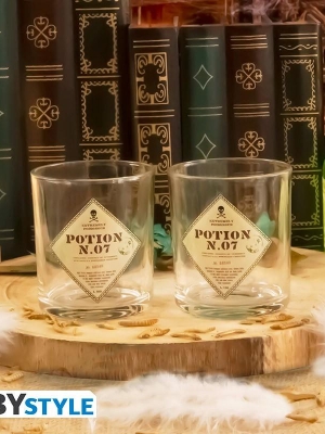 Harry Potter set: bottle and glasses - Potion