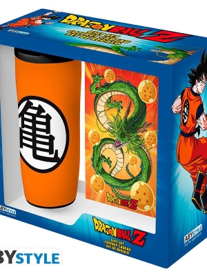 DRAGON BALL gift set: travel mug + notebook
