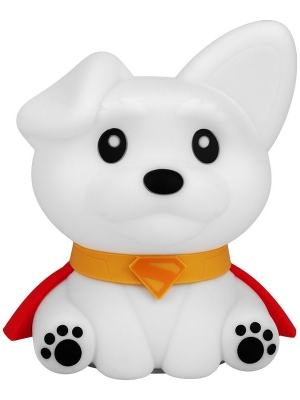 Superman SquishyGlo Silicone Light Rechargeable - Krypto (high: 17,6 cm)