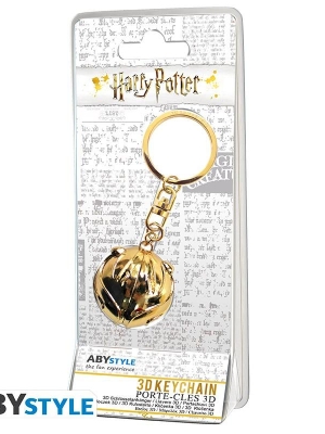 HARRY POTTER keychain 3D "Golden snitch"