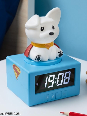 Superman Icon Alarm Clock - Krypto (high: 15 cm)