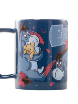 DISNEY WINNIE THE POOH FUZZY MUG - EEYORE