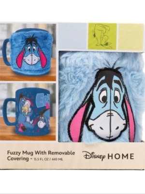 DISNEY WINNIE THE POOH FUZZY MUG - EEYORE