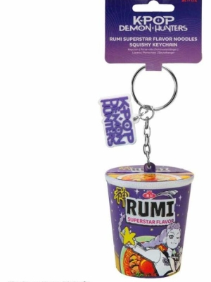 K-Pop Demon Hunters squishy keychain - Rumi Superstar Flavor Noodles