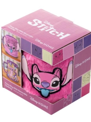 DISNEY LILO & STITCH FUZZY MUG - ANGEL