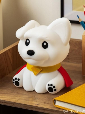 Superman SquishyGlo Silicone Light Rechargeable - Krypto (high: 17,6 cm)