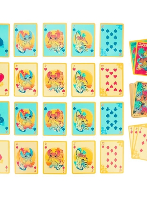 Disney Stitch Waterproof Playing Cards