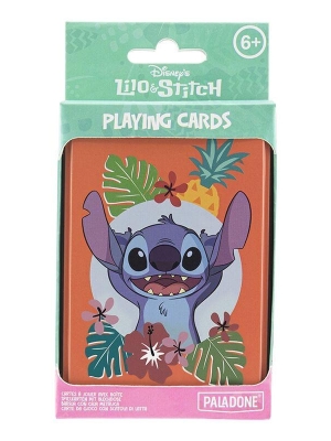 Disney Stitch Playing Cards in a tin