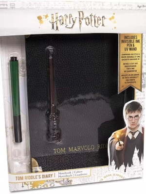 HARRY POTTER - Tom Riddle's Diary Notebook and Invisible Wand Pen