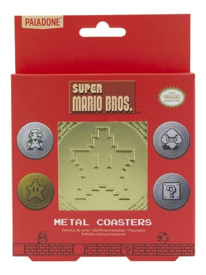 Super Mario Metal Coasters (4 pcs)