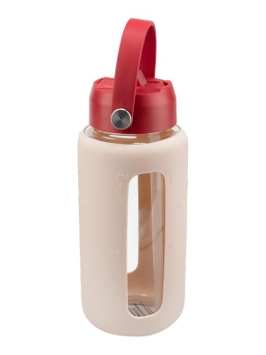 Harry Potter Glass Water Bottle with Sleeve (800 ml)