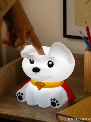 Superman SquishyGlo Silicone Light Rechargeable - Krypto (high: 17,6 cm)