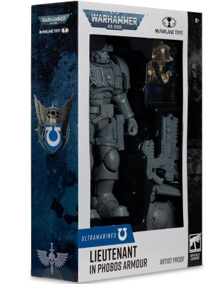 Warhammer 40,000 Lieutenant in Phobos Armour (Ultramarines) Artist Proof hihg: 18 cm