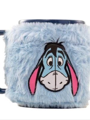 DISNEY WINNIE THE POOH FUZZY MUG - EEYORE