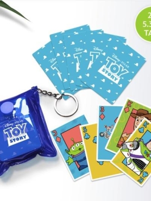 Toy Story Mini Playing Cards Keychain