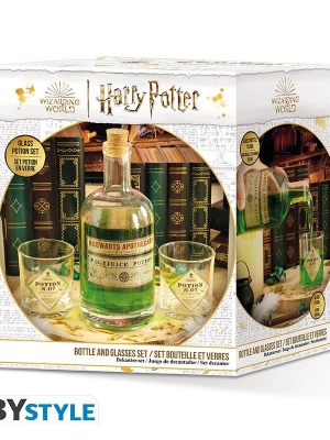 Harry Potter set: bottle and glasses - Potion