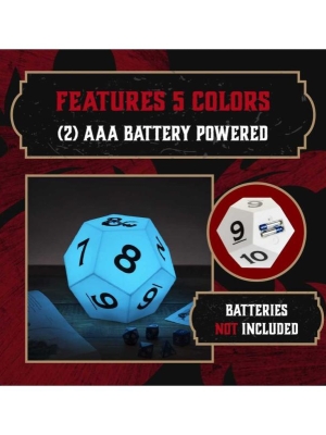 Dungeons & Dragons: D12 Color-Change Dice Light