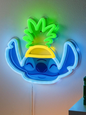 Disney Stitch Wall Mountable LED Neon Light (high: 23,5 cm)