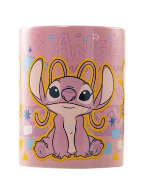 DISNEY LILO & STITCH FUZZY MUG - ANGEL