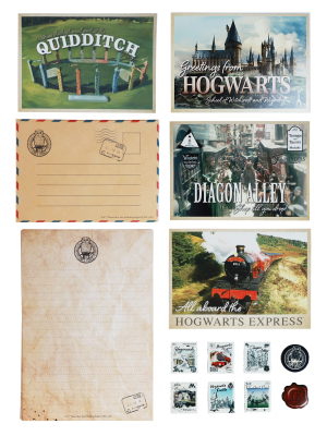 Harry Potter Letter Set - Magical Locations