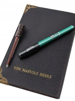 HARRY POTTER - Tom Riddle's Diary Notebook and Invisible Wand Pen
