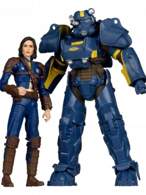 Fallout 4 Statue 2-Pack T-60 Vault Tec & Sole Survivor 18 cm