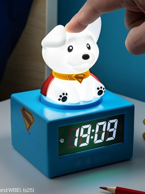 Superman Icon Alarm Clock - Krypto (high: 15 cm)