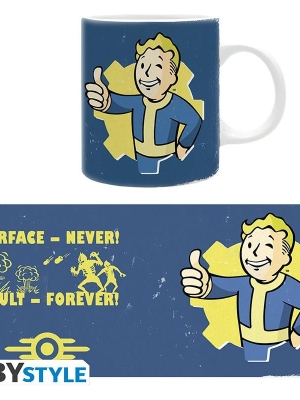 FALLOUT mug (320 ml) - Vault Boy Blue