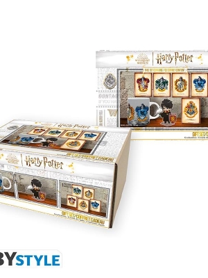 zestaw prezentowy Harry Potter: kubek, akrylowa grafika, 5 pocztówek - ABS