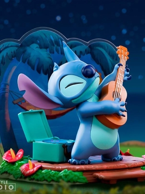 Disney figurine Stitch guitar (high: 10 cm)