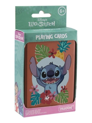 Disney Stitch Playing Cards in a tin