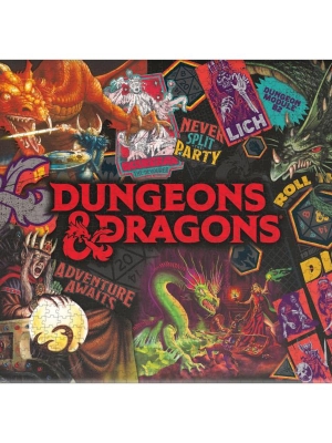 Dungeons and Dragons jigsaw (1000 pcs)