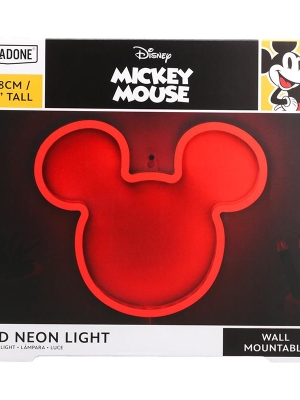 Disney Mickey Wall Mountable LED Neon Light (high: 21,8 cm)