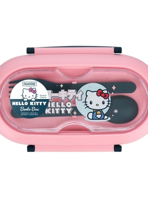 Hello Kitty Bento Box with cutlery