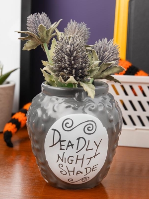 The Nightmare Before Christmas Deadly Nightshade Pen and Plant Pot (glow in the dark)