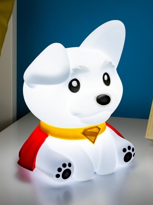 Superman SquishyGlo Silicone Light Rechargeable - Krypto (high: 17,6 cm)